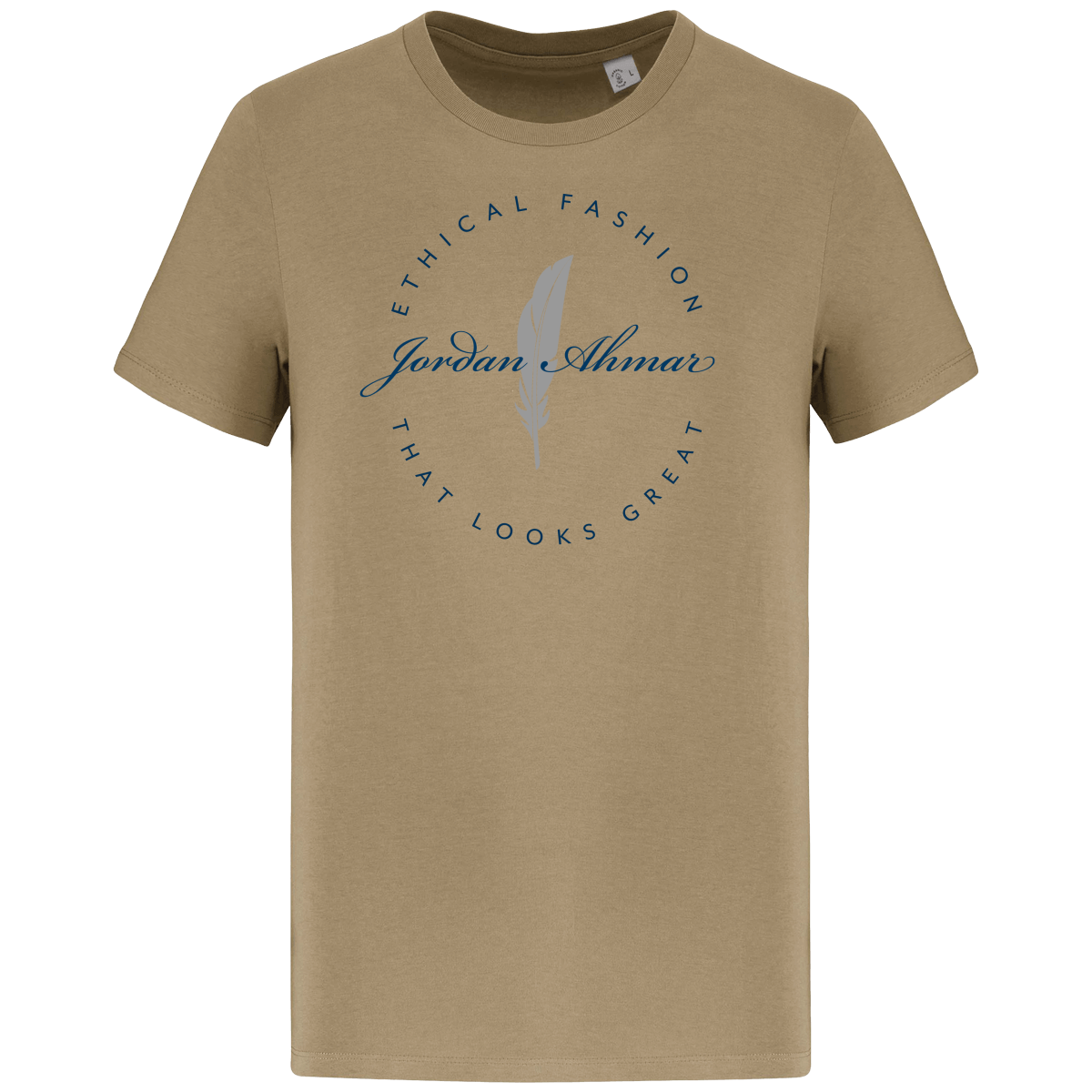 Jordan Ahmar T-shirt manches courtes unisexe Bio