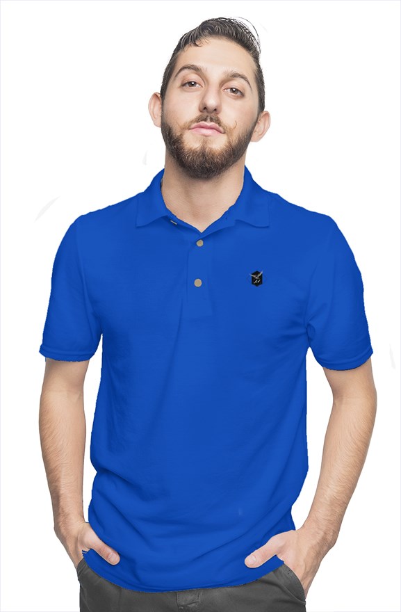 Jordan Ahmar 3 button cotton polo