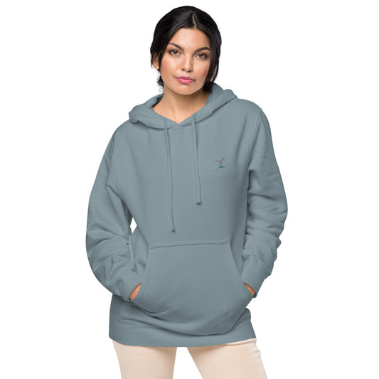 Jordan Ahmar Go ThAir Collection Unisex pigment dyed hoodie
